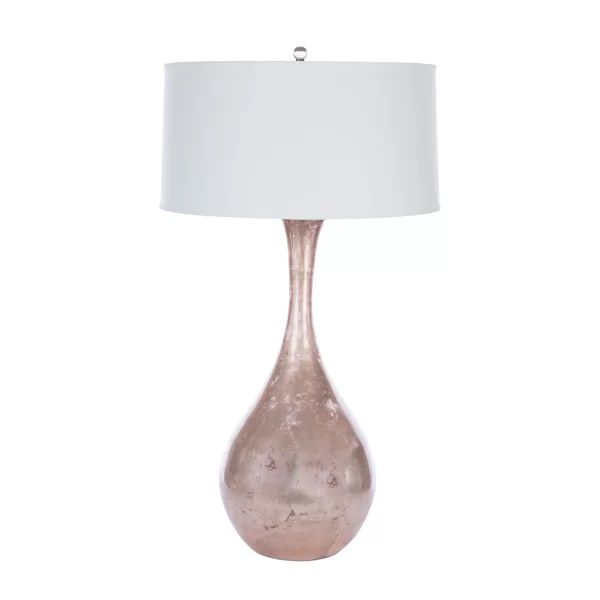 Sunset 28.35" Pearlized Pink Table Lamp | Wayfair North America