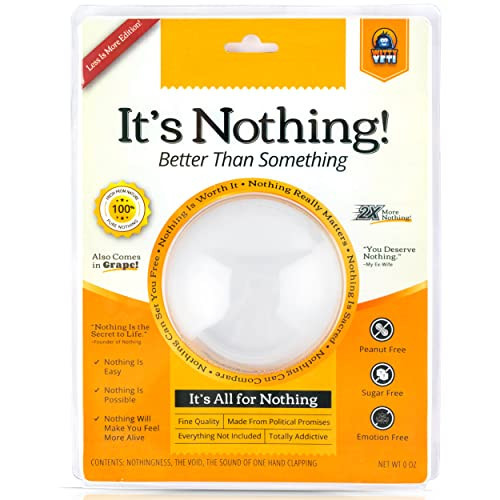 Super Funny, The Gift of Nothing Gag Gift. Hilarious Practical Joke for The Person Who Has Everything Fun Xmas Prank for Friends. Great Family Friendly Christmas Stocking Stuffer | Amazon (US)