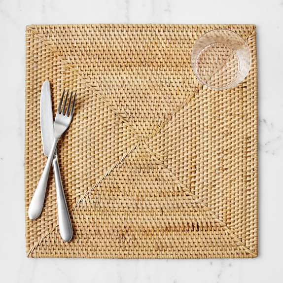 Light Woven Square Placemat | Williams-Sonoma