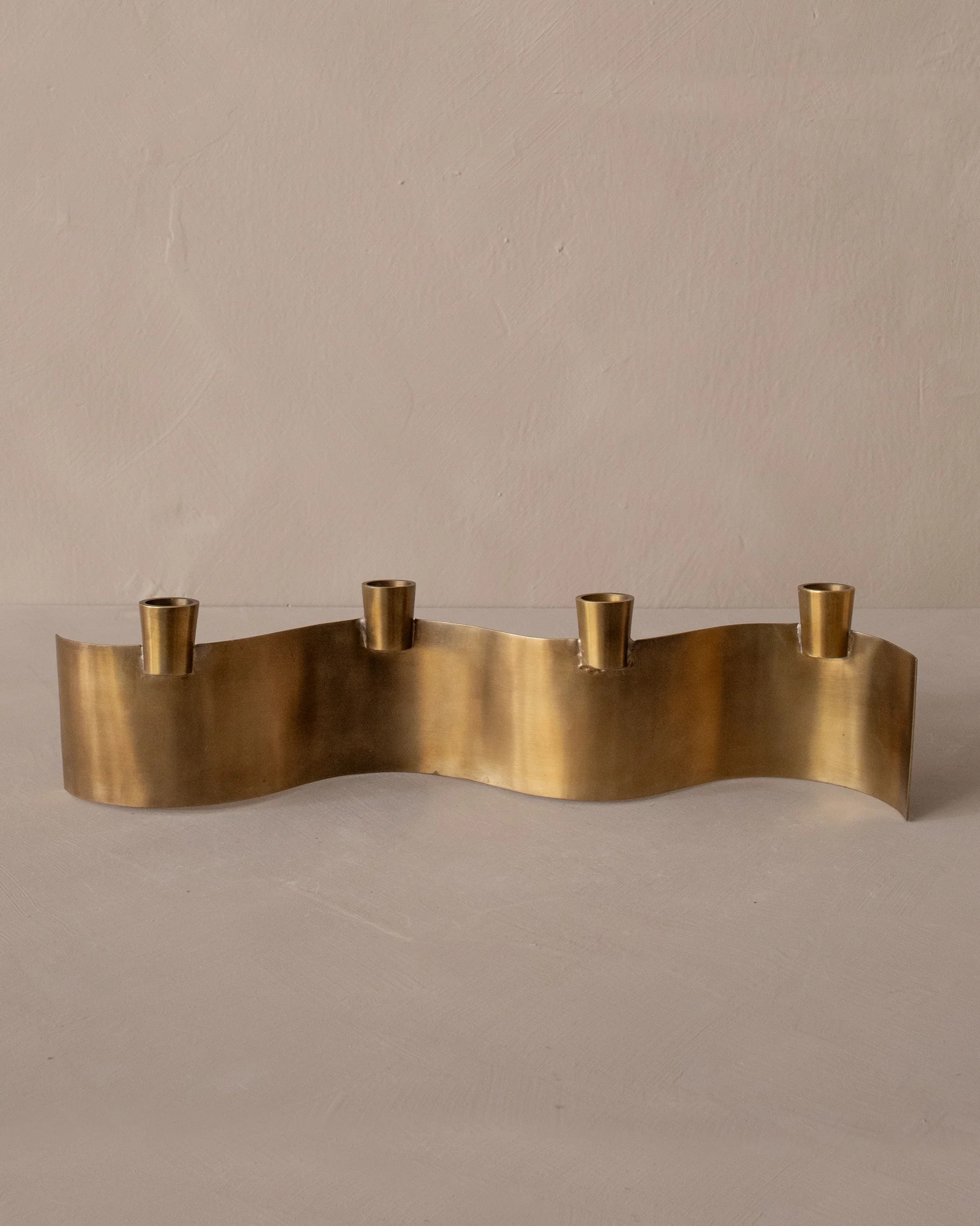 Wave Taper Candle Holder | The Vintage Rug Shop