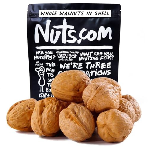 Nuts.com Whole Walnuts in Shell, 2 lbs – Fresh Unshelled Raw Walnuts with Buttery, Nutty Flavor | Amazon (US)