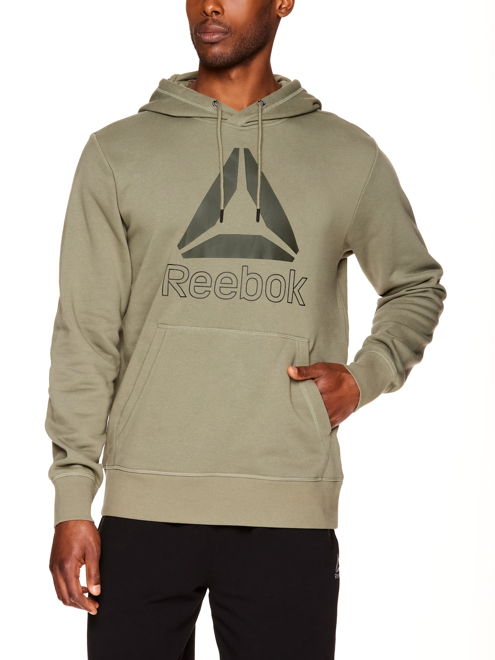 Reebok Men's Delta Fleece Hoodie, up to Size 3XL - Walmart.com | Walmart (US)