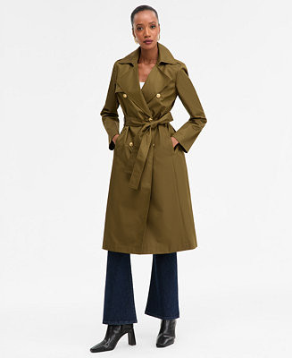 I.N.C. International Concepts Women's Military Trench Coat, Macy's Exclusive  - Macy's | Macy's