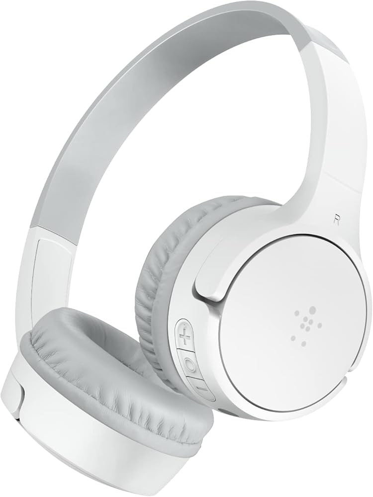 Belkin SoundForm Mini - Wireless Bluetooth Headphones for Kids with Built in Microphone - On-Ear ... | Amazon (US)