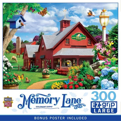MasterPieces Memory Lane - Goldmane Farms 300 Piece EZ Grip Puzzle | Target