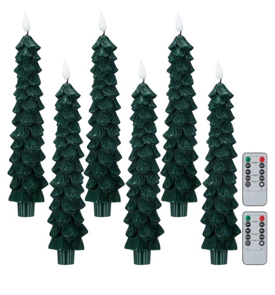 Christmas tree fake candlesticks that are battery operated ! 🎄

#LTKSeasonal #LTKGiftGuide #LTKHome