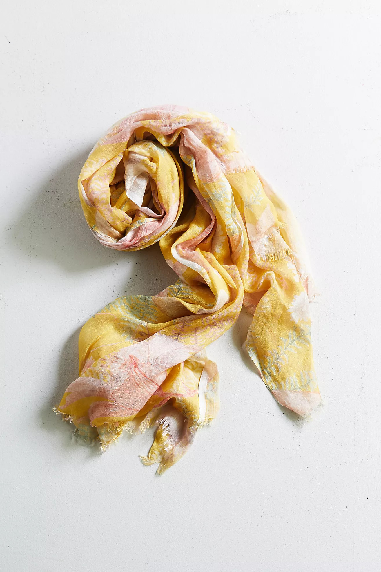 Golden Flower + Fern Scarf | Anthropologie (US)