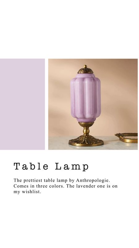 Eloise Table Lamp by Anthropologie. So smitten with this beauty! 

#LTKhome #LTKGiftGuide #LTKsalealert