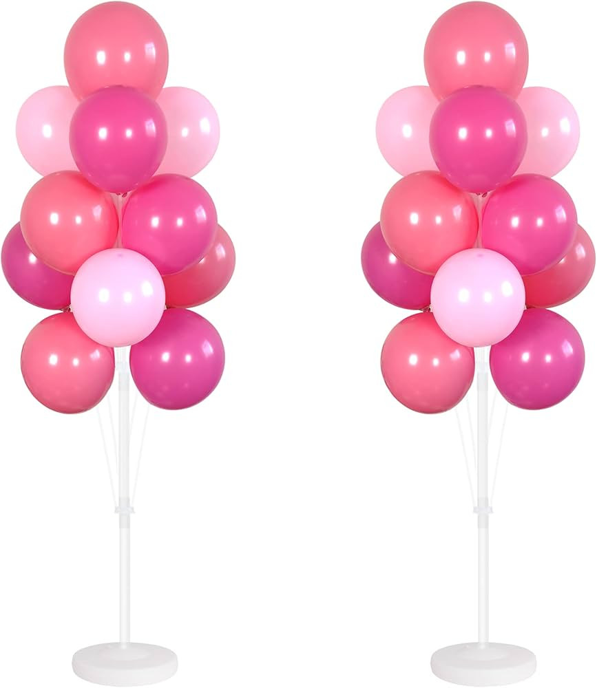 Amazon.com: Balloon Column Kit Set of 2 With Balloons Included - Balloon Tower with Stand, Base, ... | Amazon (US)