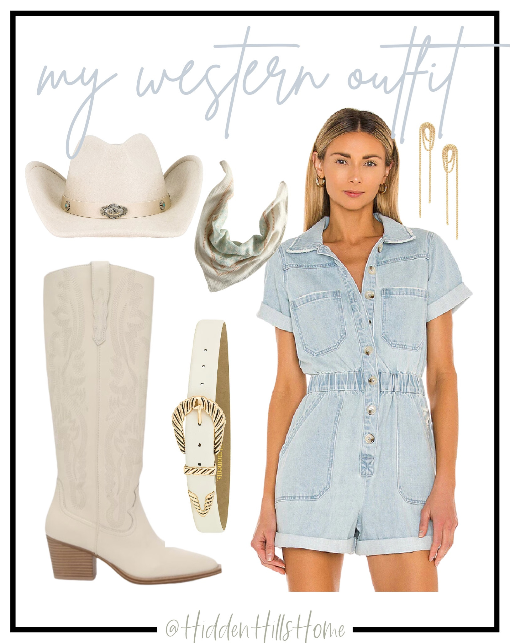 Western outfit, country chic outfit, cowgirl boots, cowboy hat, rodeo outfit, country country outfit #western #cowgirl

#LTKsalealert #LTKfindsunder100