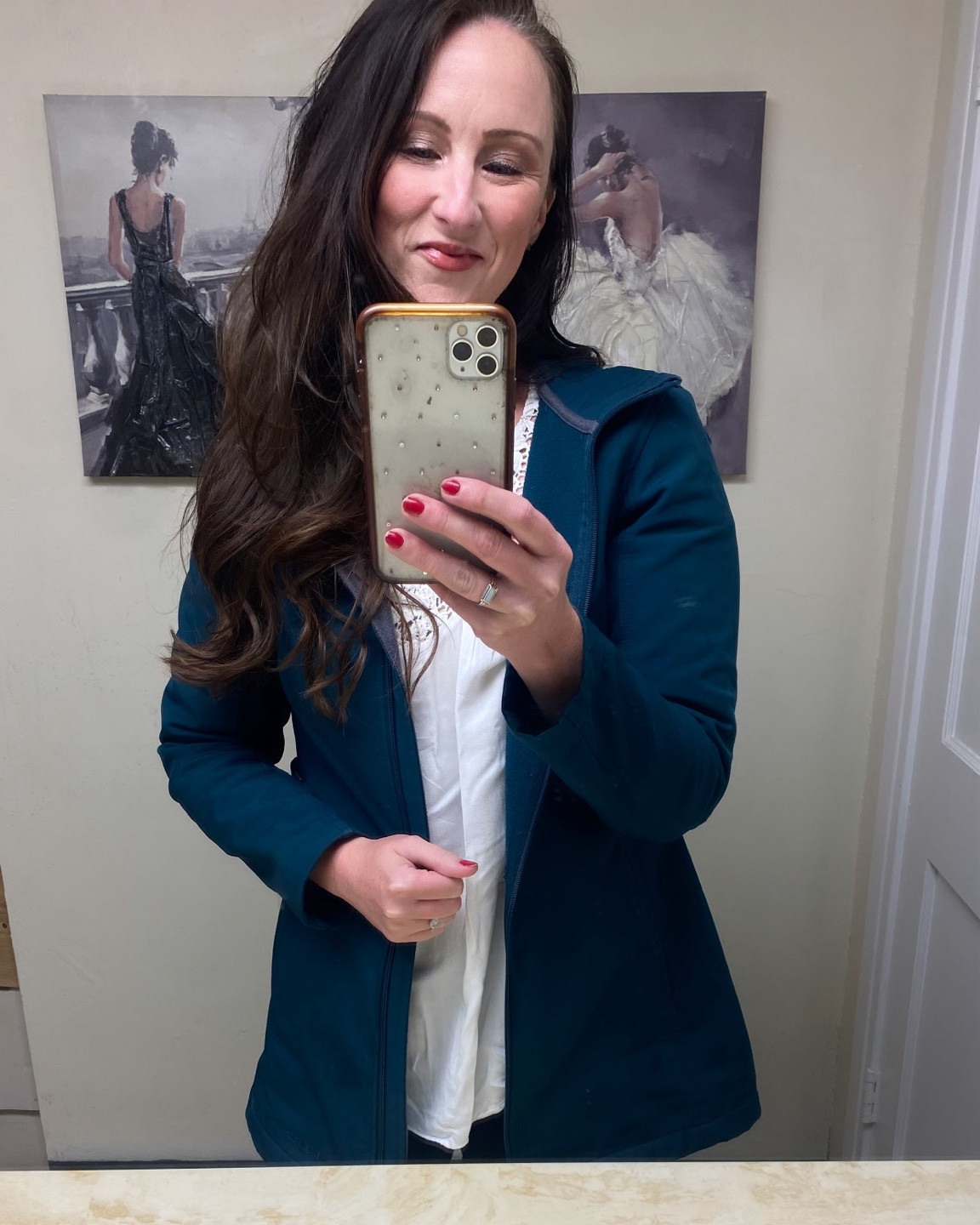 Spring outfit for a rainy day. ☔️

#LTKSeasonal #LTKWorkwear #LTKOver40