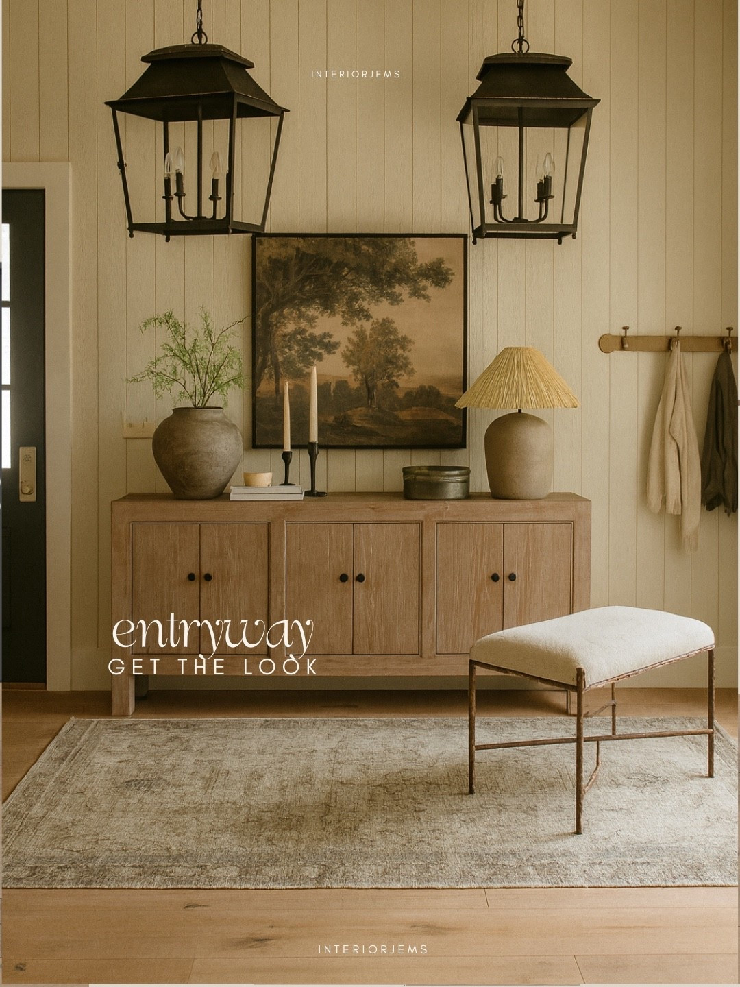 
Love this functional Entryway, solid wood console, lantern, light, vintage style rug, affordable ottoman from Walmart, Walmart lamp, this coat rack is absolutely beautiful and it’s a major sale right now, a large vase, a home decor, framed, and ready Art

#LTKSaleAlert #LTKdayinmylife #LTKHome