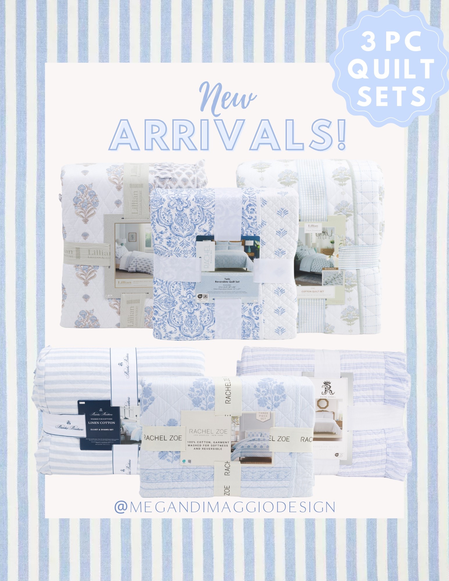 New affordable bedding roundup!! Loving these new block print sets and several Serena & Lily look for less quilts are back in stock!! All under $100 🛏️💤

#LTKHome #LTKFindsUnder100 #LTKSaleAlert