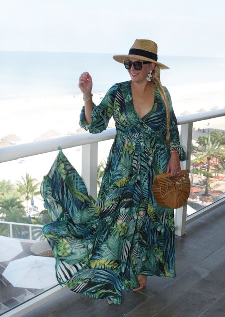Vacation look


Maxi dress, bamboo handbag, straw hat, shell earrings

Wearing a large. Fits true to size. This tropical dress is perfect for spring breach or a beach vacation! Lots of fabric and gorgeous!
It’s under $50 too!



#LTKtravel #LTKunder50 #LTKswim