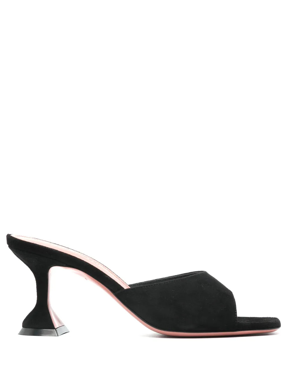 Amina Muaddi Lupita 70mm Suede Mules - Farfetch | Farfetch Global