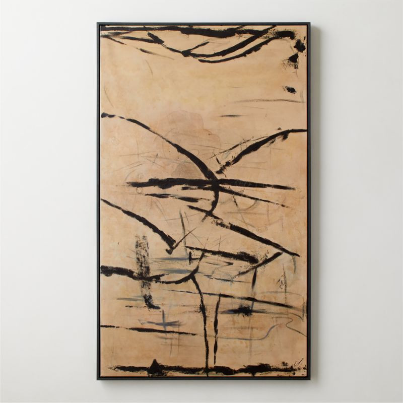 'Rowgan' Framed Wall Art 72"X43" + Reviews | CB2 | CB2