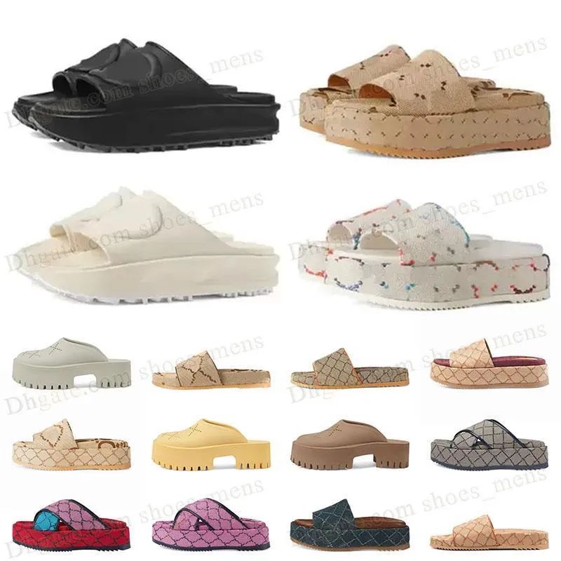 Fashion Mens Womens Sandals G Slippers Slide Designer Luxury Flat High Heels Flip Flops Shoes Emb... | DHGate