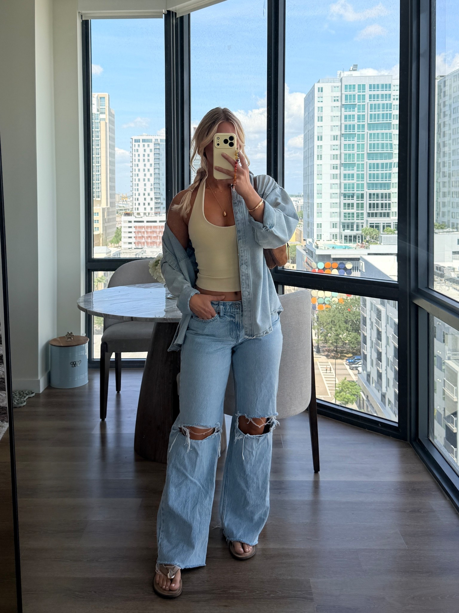 Casual spring outfit. 

These are  great summer wash in my favorite jeans! I sized up for a baggy fit 

#LTKootd #LTKSeasonal #LTKMidsize