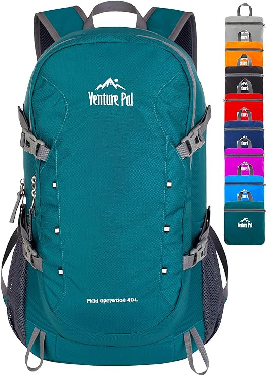 Venture Pal 40L Lightweight Packable Travel Hiking Backpack Daypack | Amazon (US)