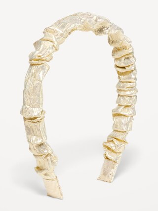 Ruched Fabric-Covered Headband for Women | Old Navy (US)
