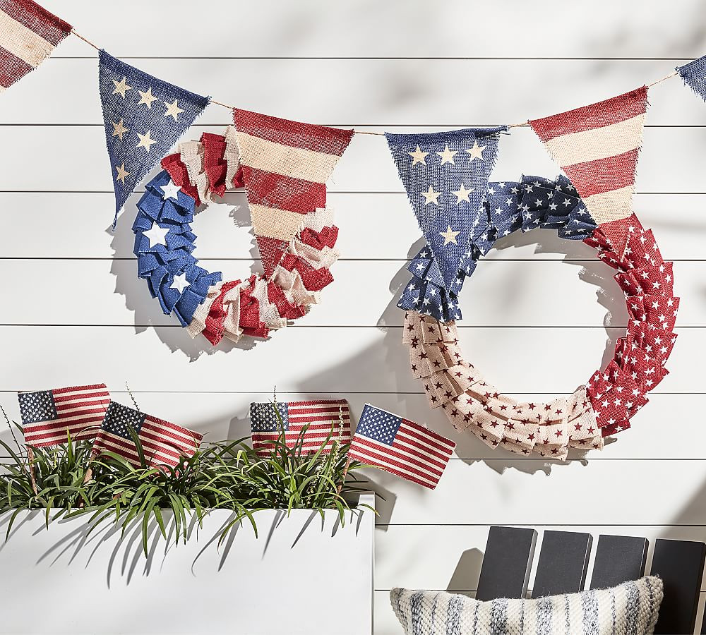 Liberty Burlap Star | Pottery Barn (US)