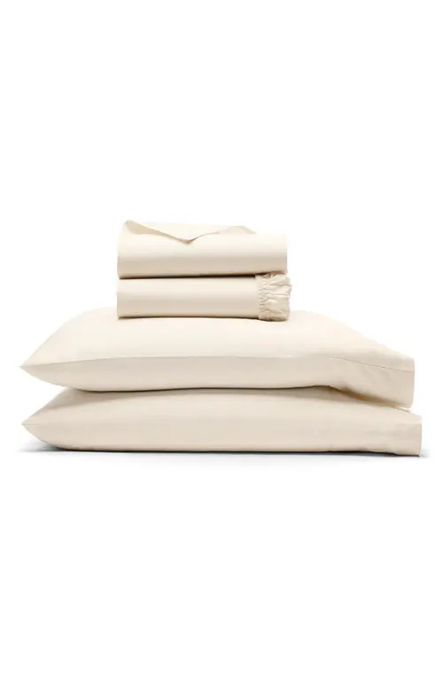 Boll & Branch Signature Hemmed Sheet Set in Natural at Nordstrom, Size Full | Nordstrom