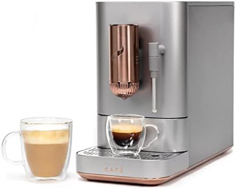 Café Affetto Automatic Espresso Machine + Milk Frother | Built-In & Adjustable Espresso Bean Grinder | Amazon (US)