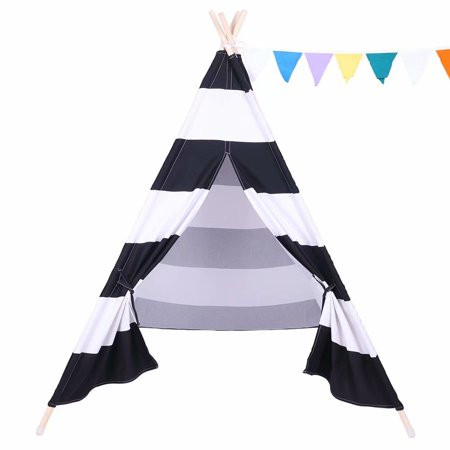 Kids Teepee Tent, Classic Indian Play Tent for Child, Foldable Playhouse for Indoor or Outdoor Play, | Walmart (US)