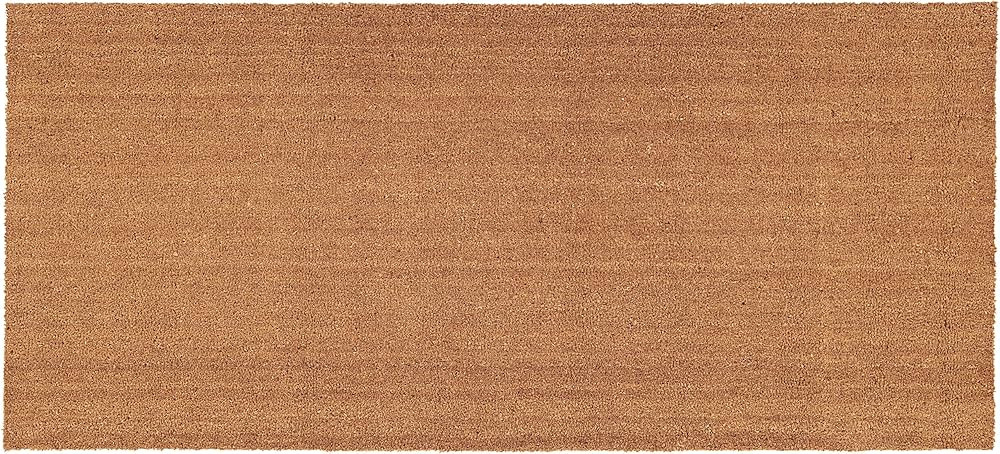 Calloway Mills 153552448 Natural Coir with Vinyl Backing Doormat, 24" x 48", Natural | Amazon (US)