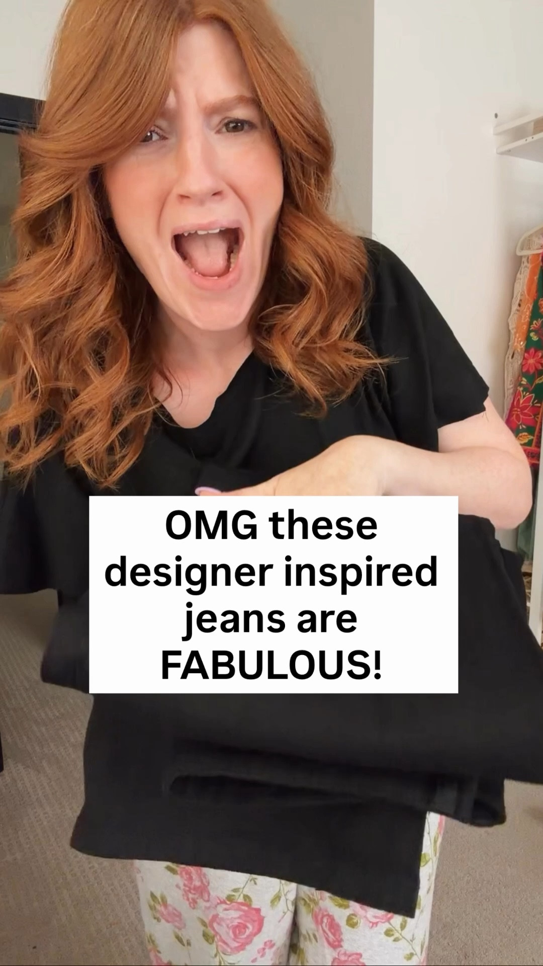 How fun are these jeans?! Designer inspired from Amazon. Size medium. 

Date night outfit. 

#LTKPetite #LTKootd #LTKSaleAlert