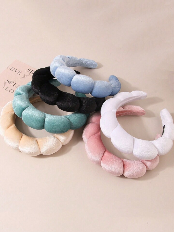1pc Headband/Wristband Set, High Elasticity & French-Style High Headband, Gentle Cloud & Chic Sty... | SHEIN