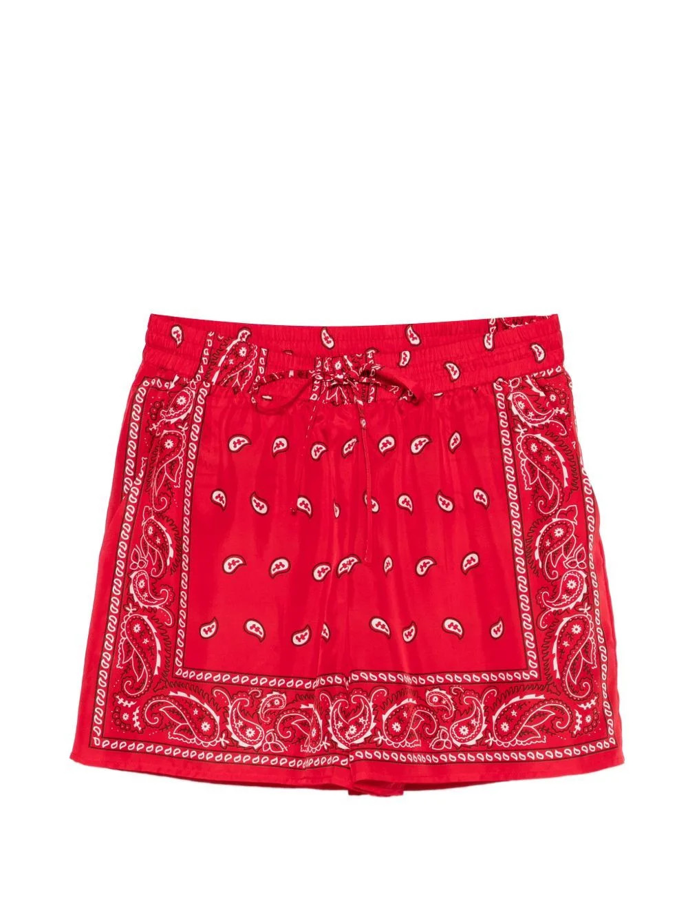 P.A.R.O.S.H. Soy Paisley-Print Elasticated Waistband Shorts | Cettire Global