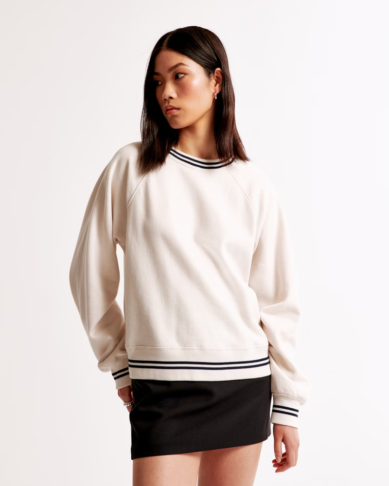 Essential Raglan Classic Sunday Crew | Abercrombie & Fitch (US)
