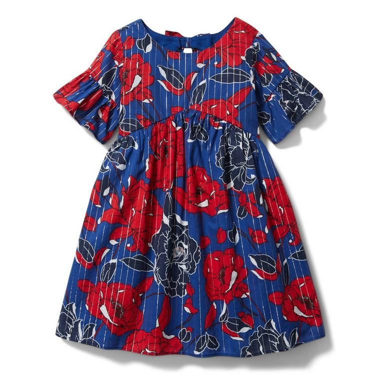 Floral Lurex Dress | Janie and Jack