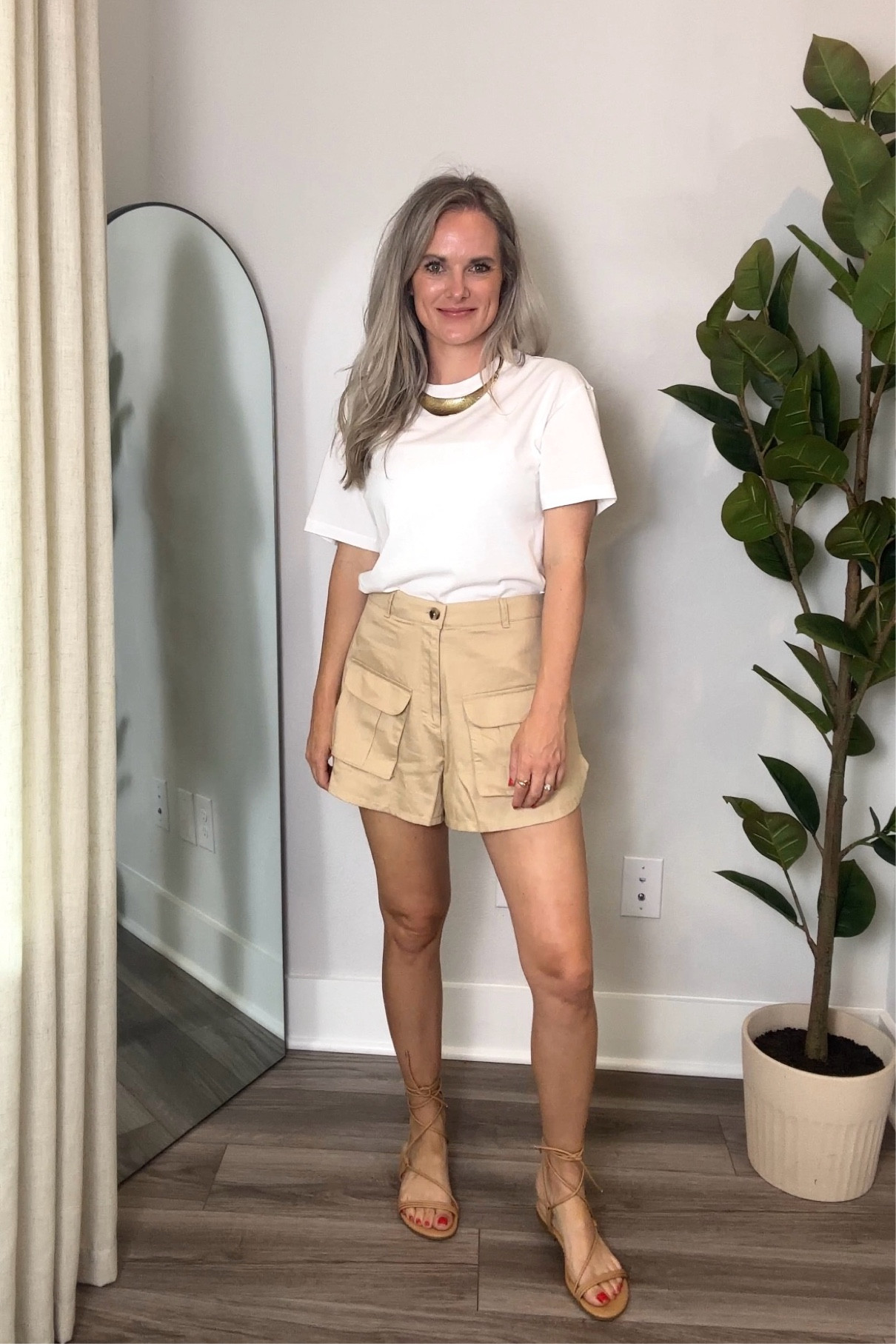 Caudal summer outfit 🤌🏼

Wearing a XS white tee & cargo shorts, sandals run TTS! 

Casual outfit, outfit ideas, elegant style, minimal style, fashion inspo, neutral style, Amazon fashion, Amazon finds, ootd, basics, street style, neutral outfits, summer outfit, summer style, summer fashion, summer outfits, styling ideas, what to wear, chic style, outfit inspo, simple outfits, resort wear, vacation outfit

#LTKFindsUnder50 #LTKShoeCrush #LTKStyleTip