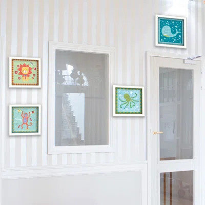 Children's Room Collection 4-Piece Framed Wall Art for Home Wall Décor by Annie LaPointe | Wayfair North America