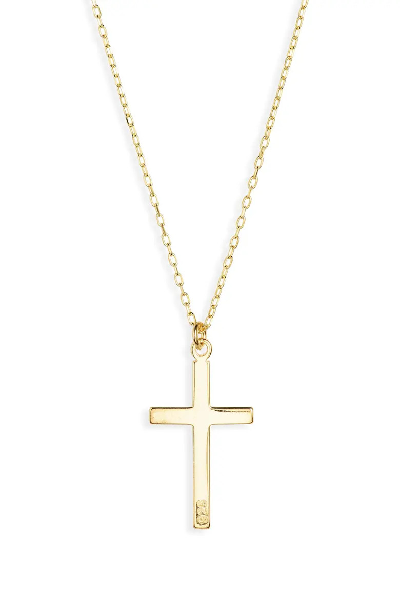 Argento Vivo Sterling Silver Essential Cross Pendant Necklace | Nordstrom | Nordstrom