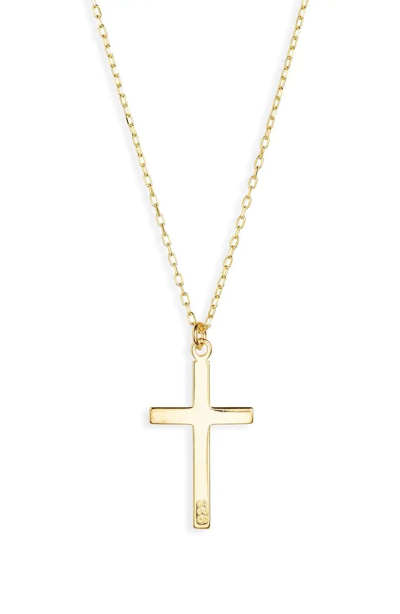 Argento Vivo Sterling Silver Essential Cross Pendant Necklace | Nordstrom | Nordstrom
