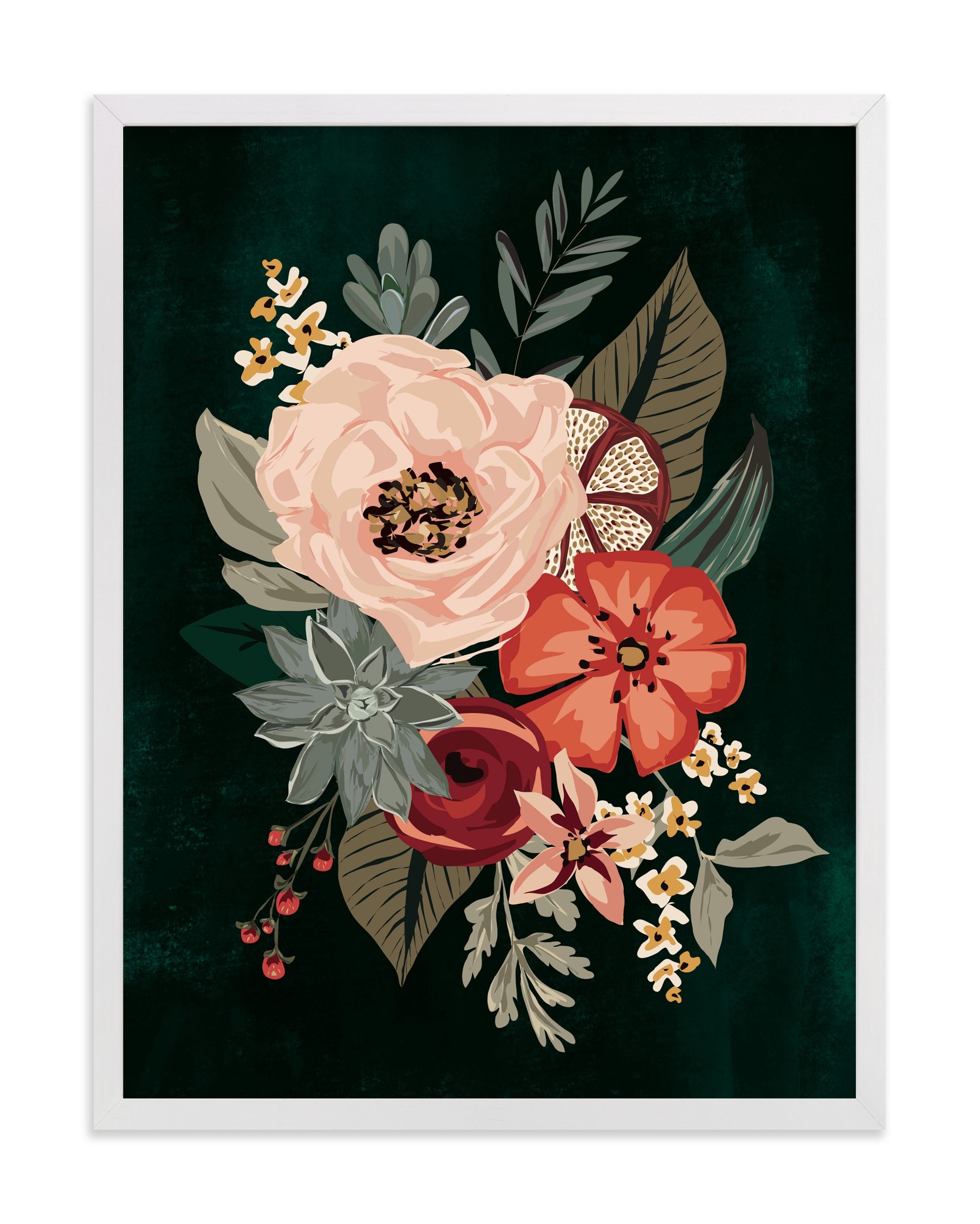 "Mixed Botanicals II" - Graphic Limited Edition Art Print by Susan Moyal. | Minted