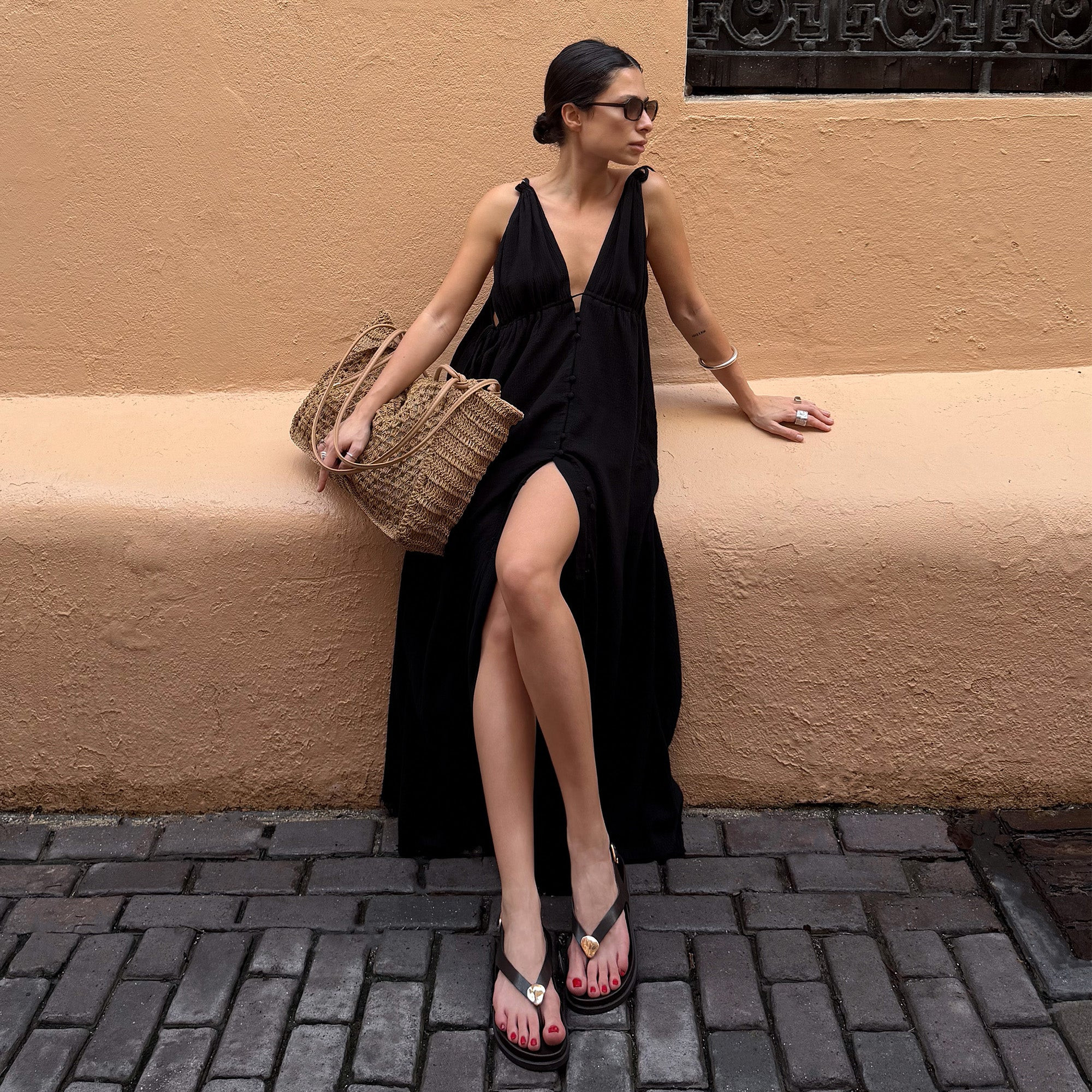 Jony Black Leather Sandals | Dolce Vita | DolceVita.com