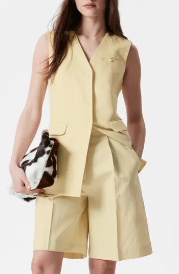 & Other Stories Cotton Blend Bermuda Shorts | Nordstrom | Nordstrom