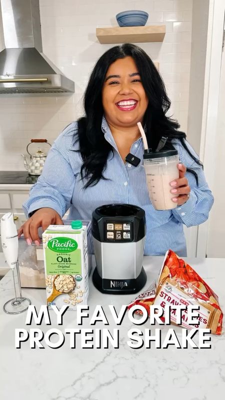 ✨  SMILES AND PEARLS FAVORITE PROTEIN SHAKE ✨ 

🥤 I probably drink this shake once a day (or a variation of it) as either a snack or meal replacement. I love using my Ninja Kitchen Blender because it’s super convenient and is pre-measured out so I don’t have too much. 

🥤 I shop at HEB and get my frozen fruit there and I used Pacific Foods oat milk here. I tend to use a alternative milk because it’s easier on my stomach. 

🥤 I also use Premier Protein powder in the plant protein version. I love the taste of this powder, it never tastes chalky.

Healthy recipes, Protein shake, plant based protein, plant based diet, meal prep, meal replacement, fitness journey, plus size fashion, plus size, jeans, winter outfit, breakfast idea, daily snack idea, snacks, ninja blender 

#LTKFitness #LTKPlusSize #LTKHome