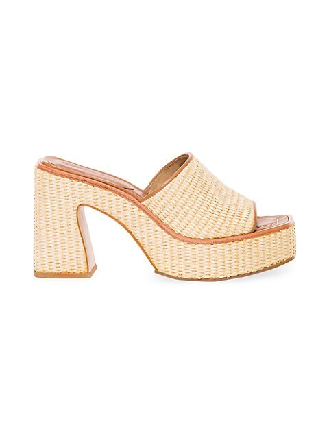 Kenny Raffia Platform Sandals | Saks Fifth Avenue