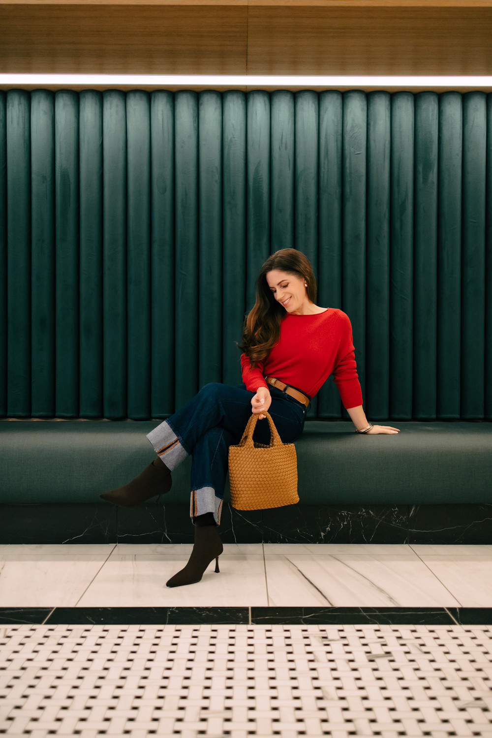 Woven crossbody tote that's just the right size for petite women. This piece from Sol and Selene is woven neoprene with a water-repellent interior & exterior, includes a detachable crossbody strap and matching pouch - snap closure. Holds everything you need (phone, wallet, sunglasses, keys, makeup, etc.) My colorway (sand) is sold out, but the brand has 13 other options you can choose from.

  

 #LTKSeasonal #LTKOver40 #LTKPetite