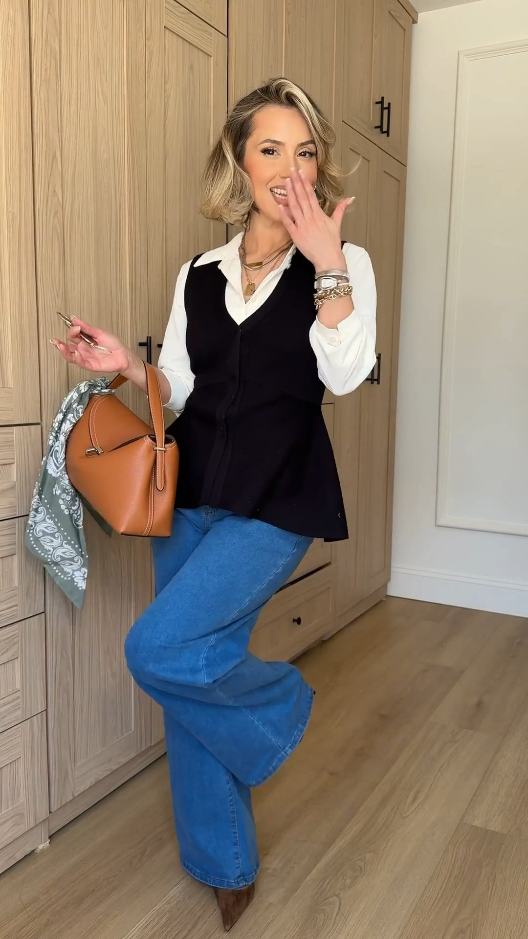 GRWM for church 🤗🙌🏼 comfy, stylish, modest 👏🏼 

Size 4 jeans
small in Express top 
Exact vest is from Commense. Linked similar options 

#LTKPetite #LTKgrwm #LTKootd