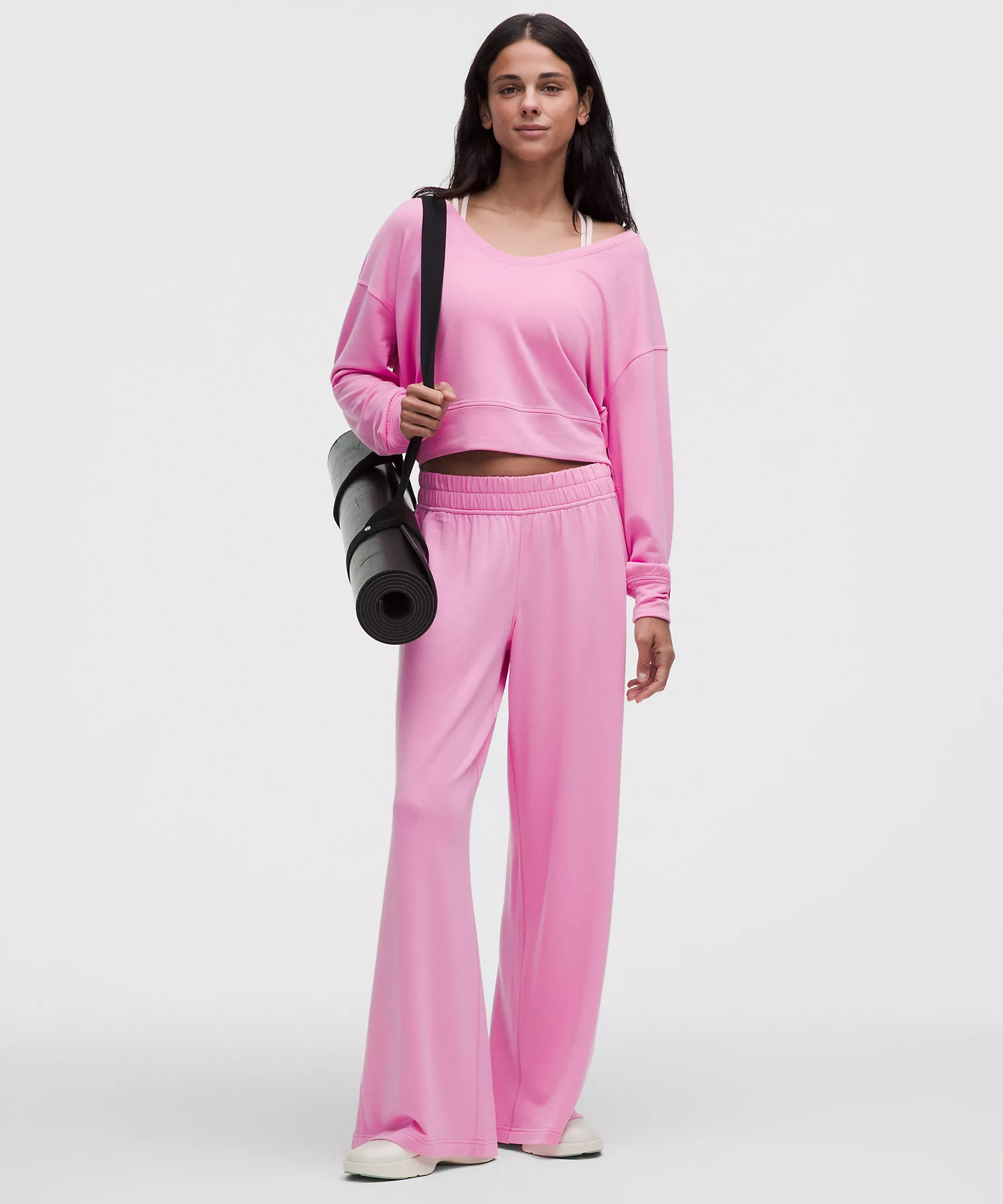 BeCalm Mid-Rise Wide-Leg Pant | Lululemon (US)