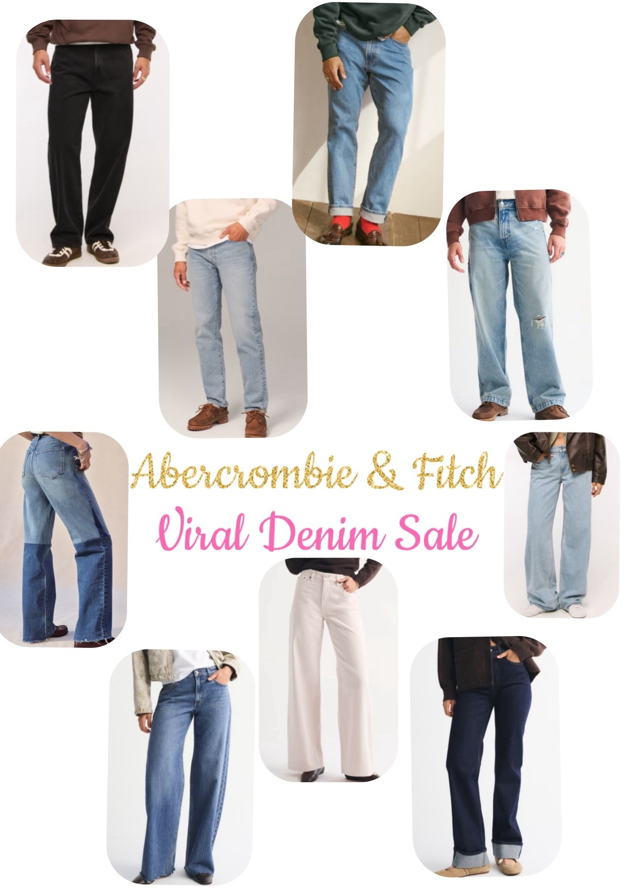 Abercrombie and Fitch’s Denim Sale has started! Get denim for him and her on major sale! Get all styles, colors and looks you are looking for! 

#LTKSaleAlert #LTKMens #LTKMidsize
