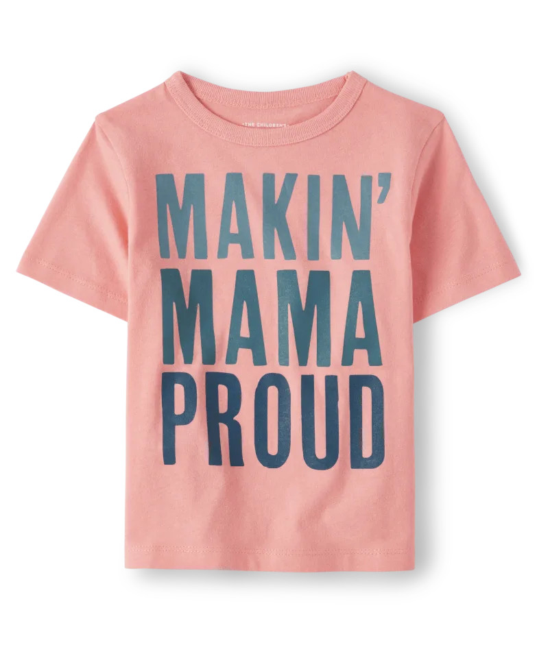 Baby And Toddler Boys Mama Graphic Tee - sorbet | The Children's Place