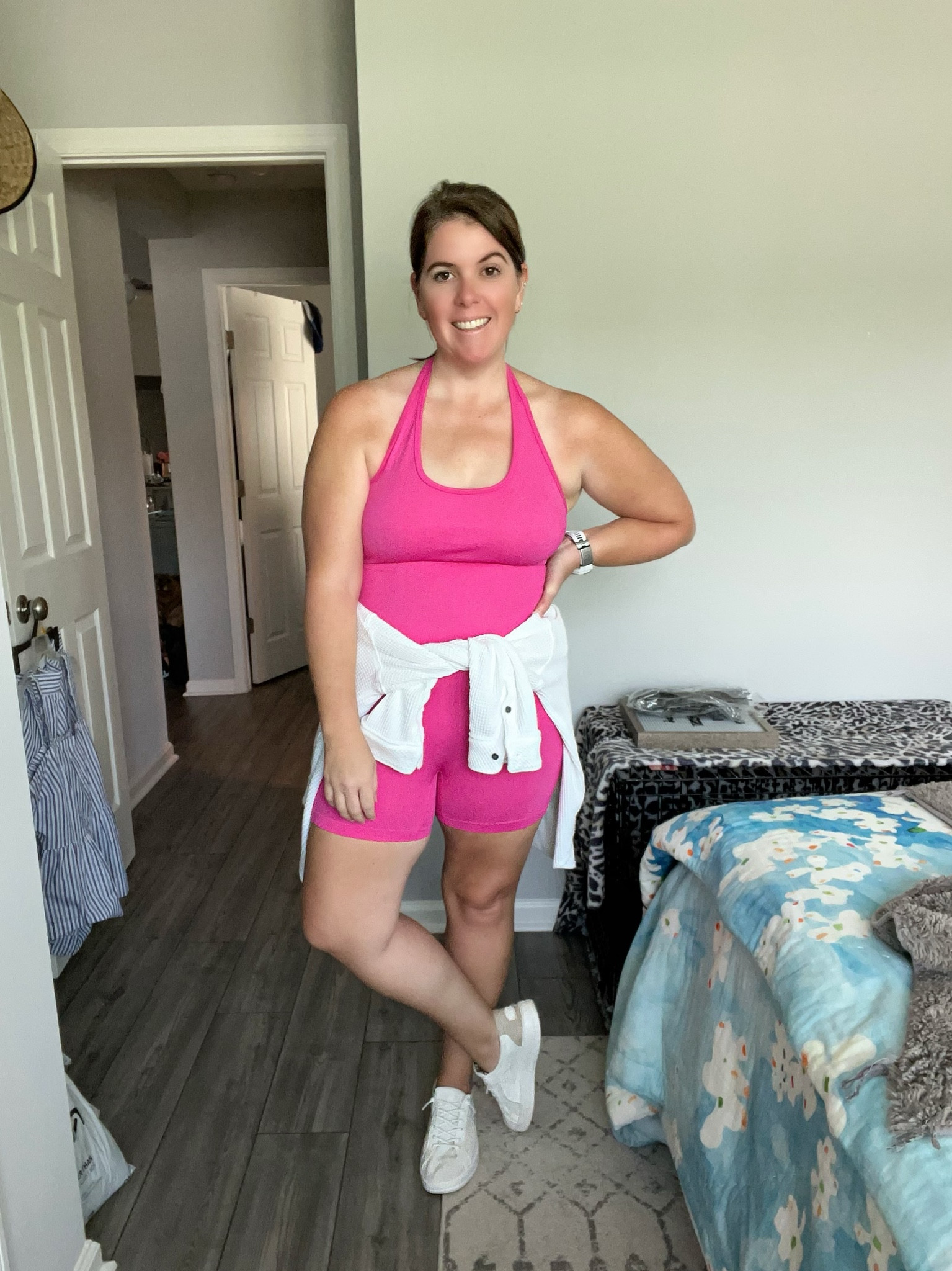 Amazon Prime Days are getting so good…this romper is on sale too! The fabric is the same as the others, but this one has a halter neckline! It runs TTS, comes in several colors and is on sale for $23.19! 

#LTKsalealert #LTKxPrimeDay #LTKstyletip