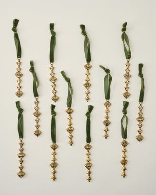 Solid Brass Tulip Icicle Ornament, Set of 12 | Magnolia